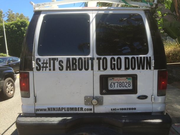 Pic #1 - Best tag line for a plumber ever