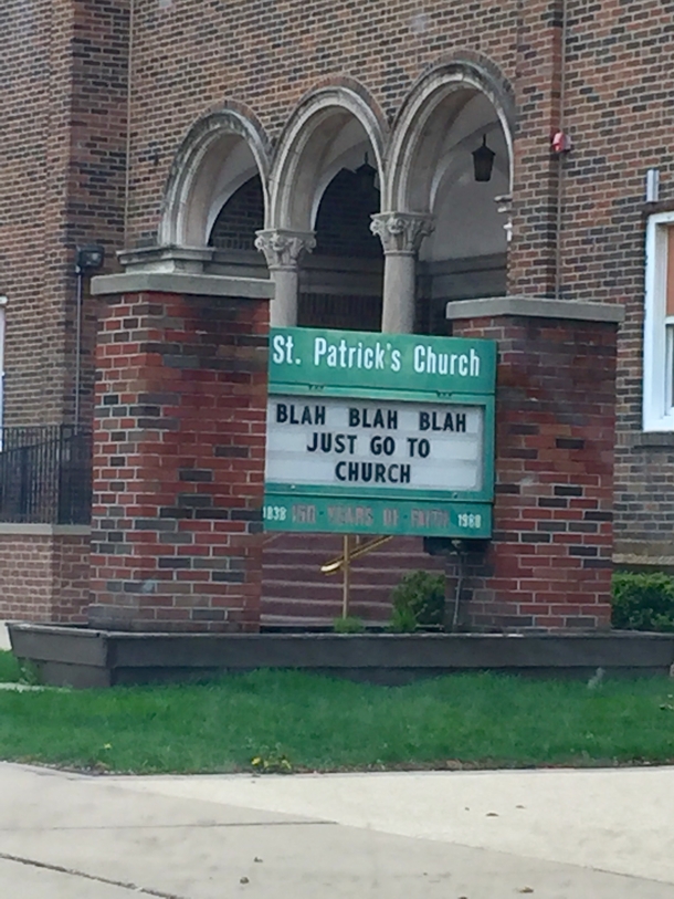 Pic #1 - Church sign guy hates his job