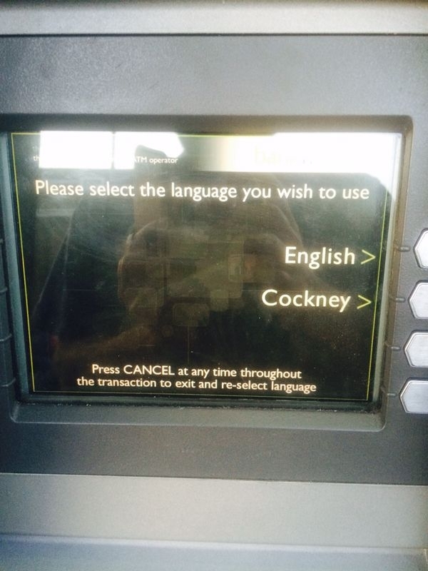 Pic #1 - Cockney ATM in London