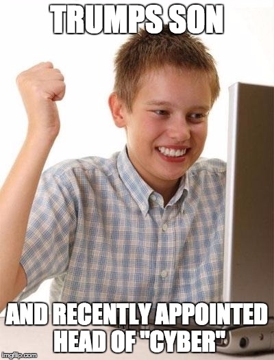 Pic #1 - Congrats to Trumps son