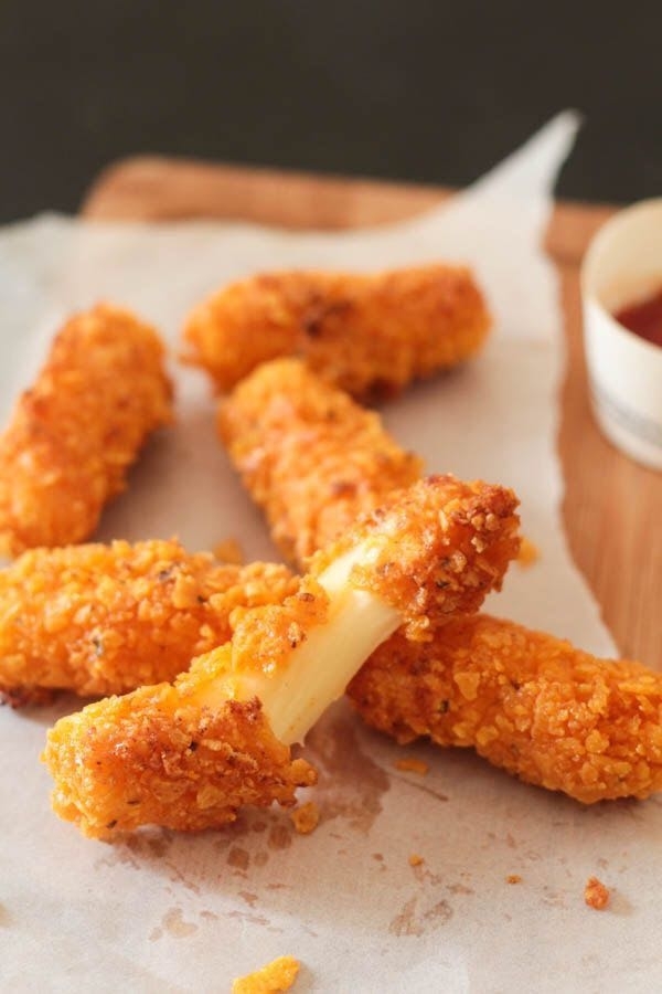 Pic #1 - Doritos Crusted Mozzarella Sticks