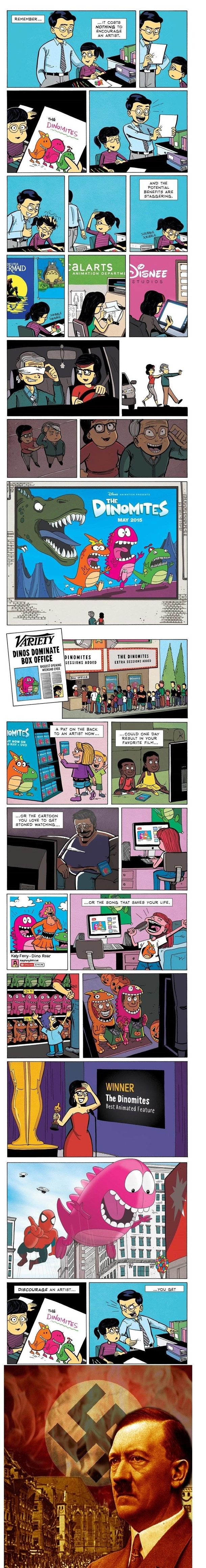 Pic #1 - Encouraging an Artist