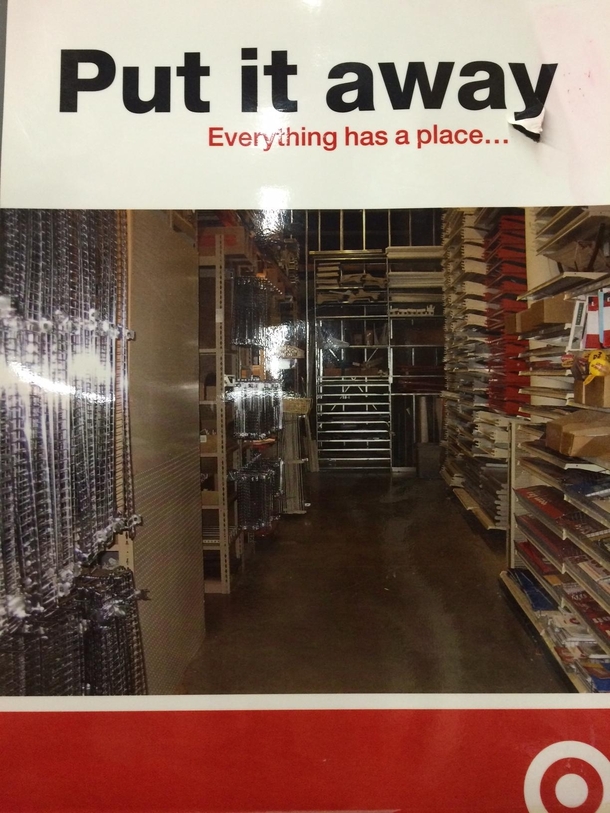 Pic #1 - Everything Has a Place