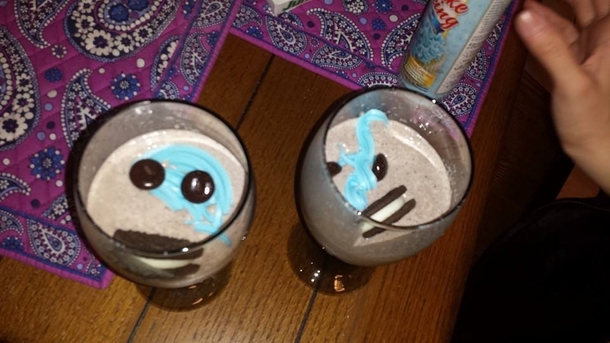 Pic #1 - Found on Facebook cookie monster cocktail