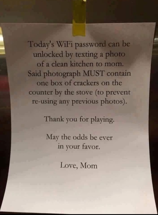 Pic #1 - Friends mom has it figured out