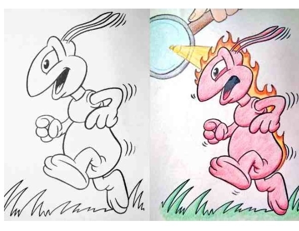 Pic #1 - Hilarious coloring book drawings