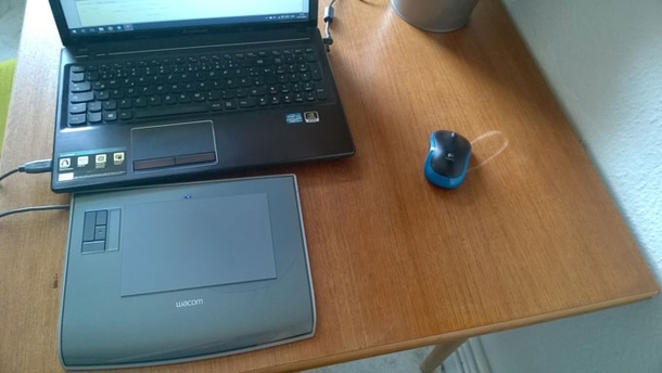 Pic #1 - I finally found my pen 
