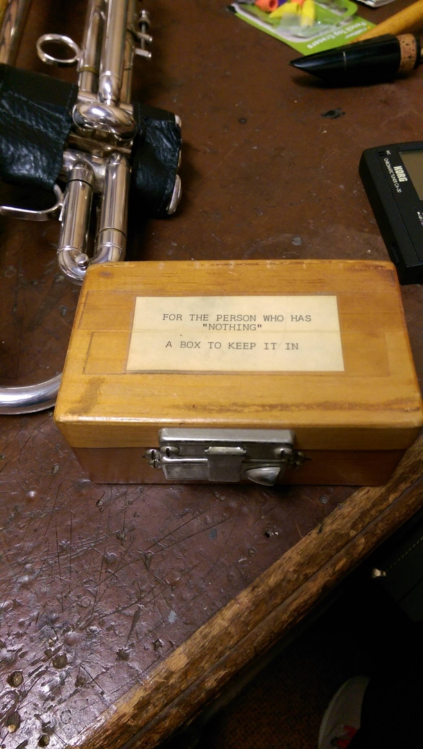 Pic #1 - I found this box at work today