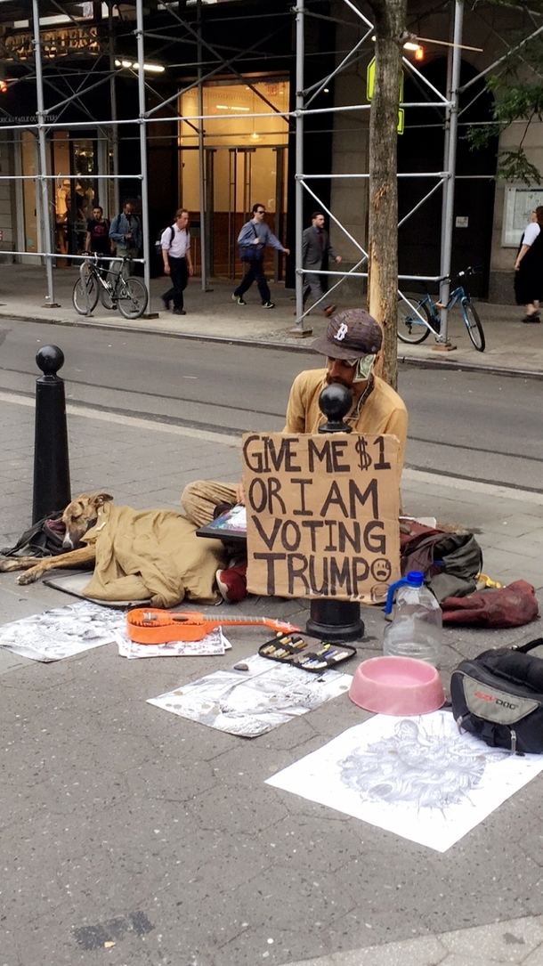 Pic #1 - I gave him a dollar