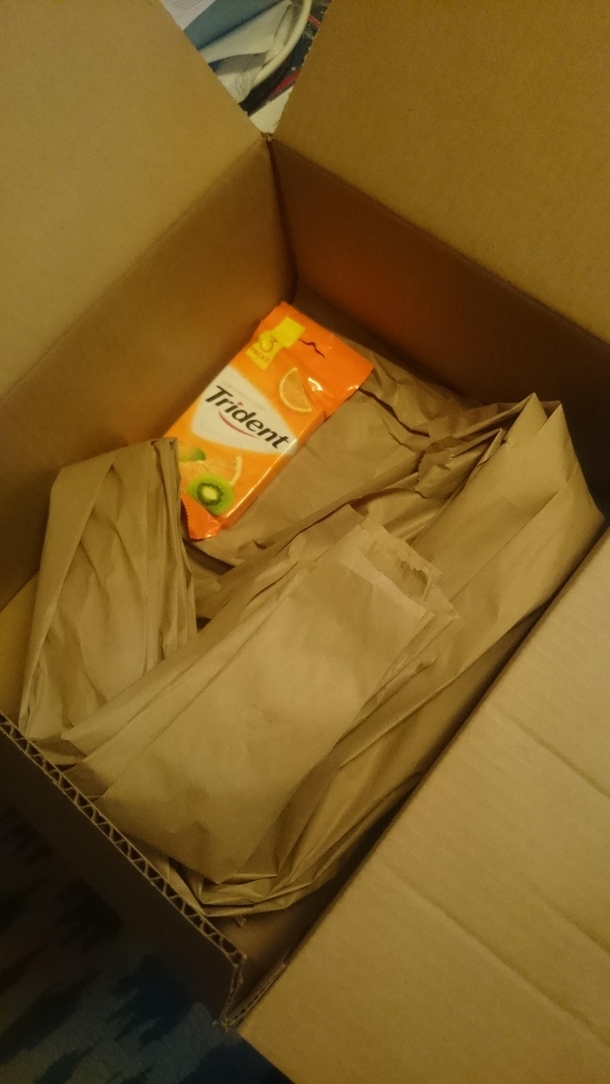 Pic #1 - I just received my Walmart Gum in the mail I guess they only had one box size