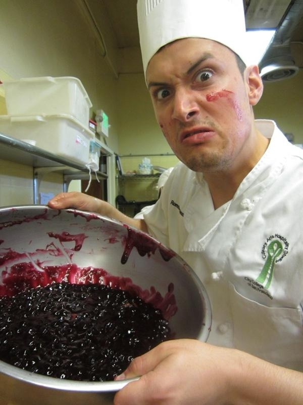 Pic #1 - I want to show you guys how effing serious I took cooking school