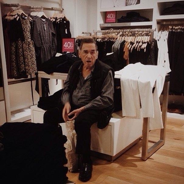Pic #1 - Instagram Account Captures Miserable Men Shopping With Their Ladies