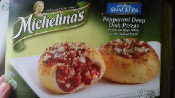 Pic #1 - Michelinas depressing deep dish pizza