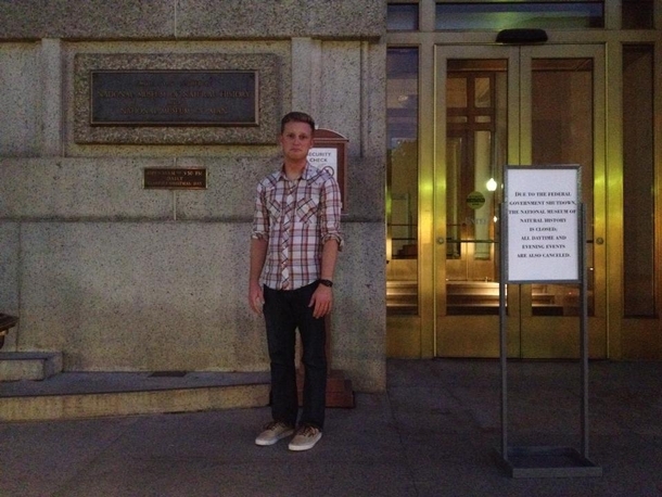 Pic #1 - My friend having a great time in DC