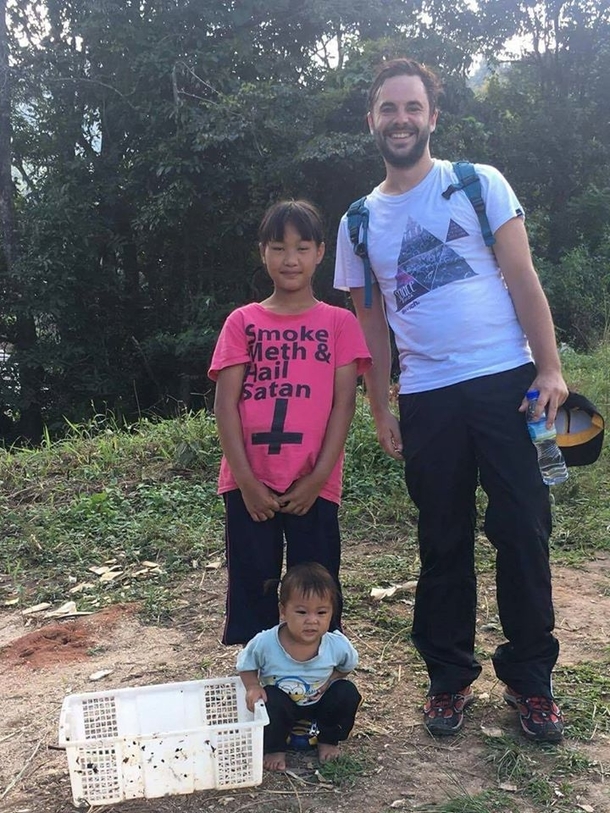 Pic #1 - My friend met some cute kids in Chiang Mai