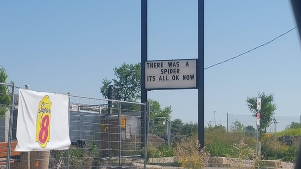 Pic #1 - My local Super  is being rebuilt I didnt know why until I saw the sign