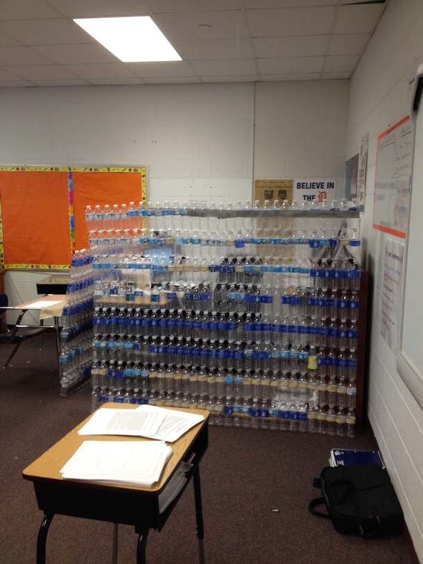 Pic #1 - My students prank turned into the coolest thing ever my own teacher fort