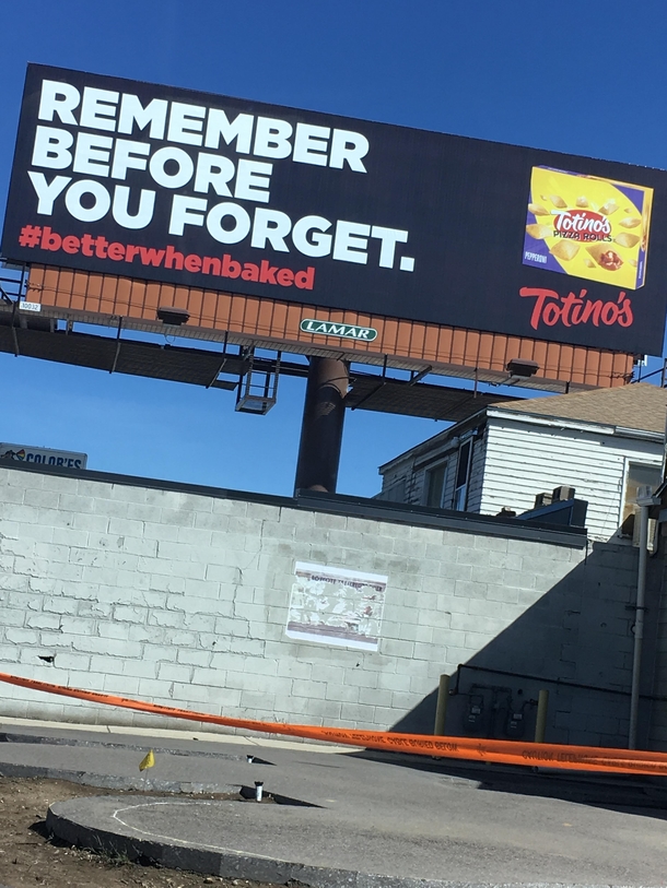 Pic #1 - New billboard in Colorado shows that Totinos knows exactly who buys their products betterwhenbaked