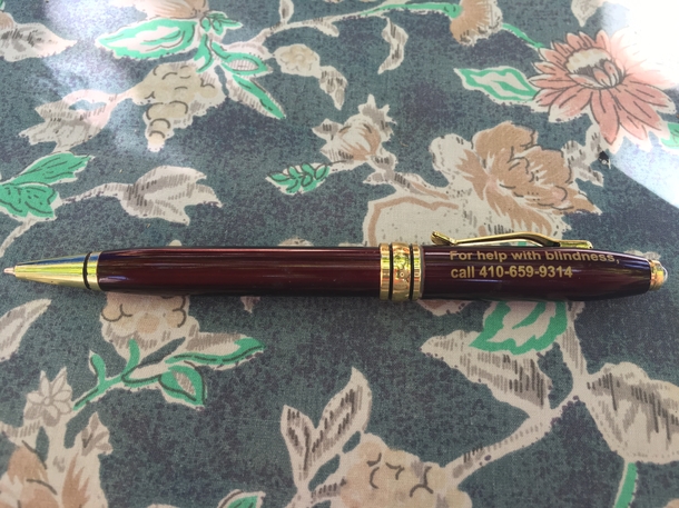 Pic #1 - Not sure if your target demographic can read this much less be using the pen in the first place
