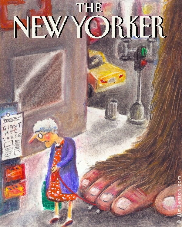 Pic #1 - Oh come on Just let me do ONE New Yorker cover Please please please