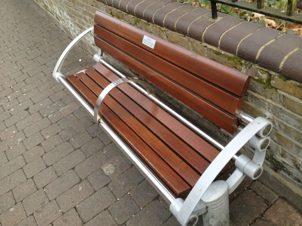 Pic #1 - Park bench in East London