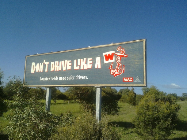 Pic #1 - Road sign in South Australia