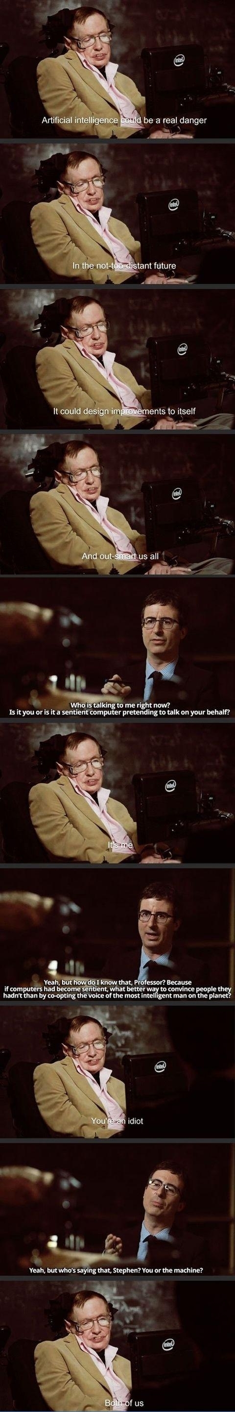 Pic #1 - Stephen Hawking is Hilarious