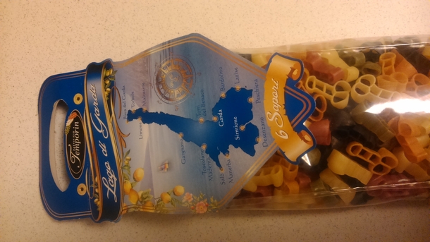 Pic #1 - This pasta is supposed to look like Lake Garda Italy