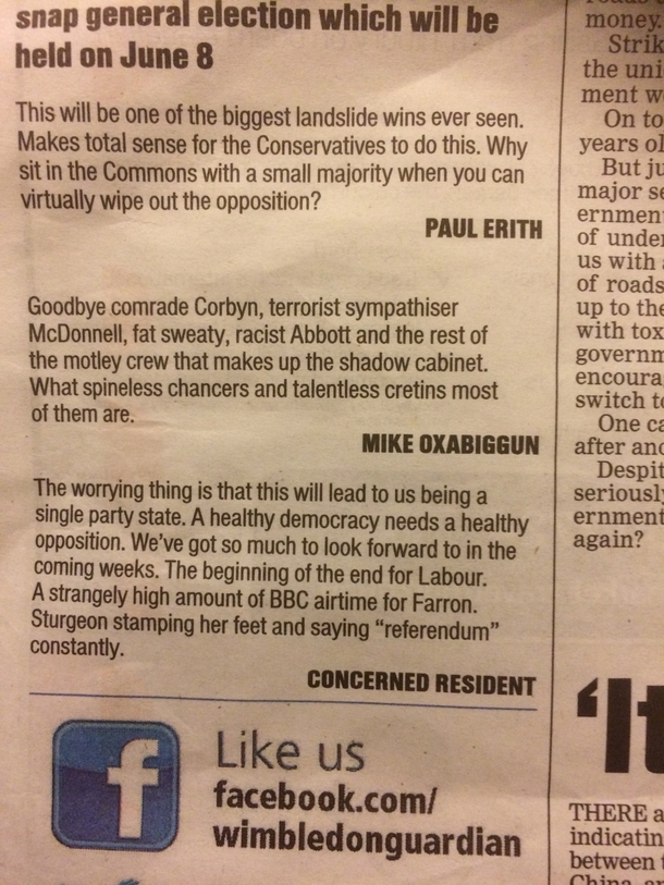 Pic #1 - Unfortunate name in our local paper