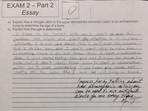 Pic #1 - We asked our biology teacher for the funniest answer someone has put on a test we were not disappointed