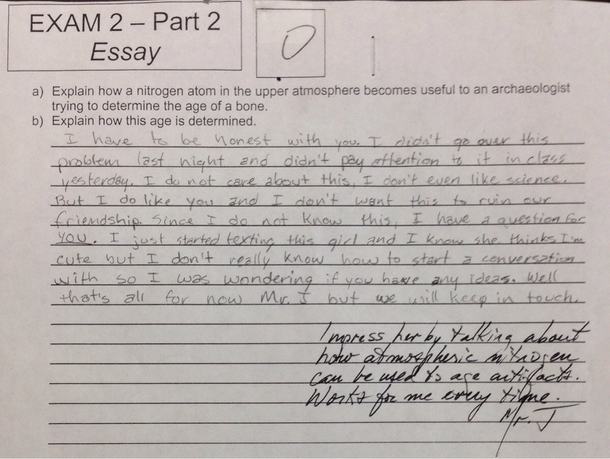 Pic #1 - We asked our biology teacher for the funniest answer someone has put on a test we were not disappointed