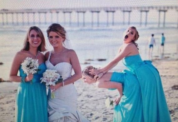 Pic #1 - Wedding Photobombs