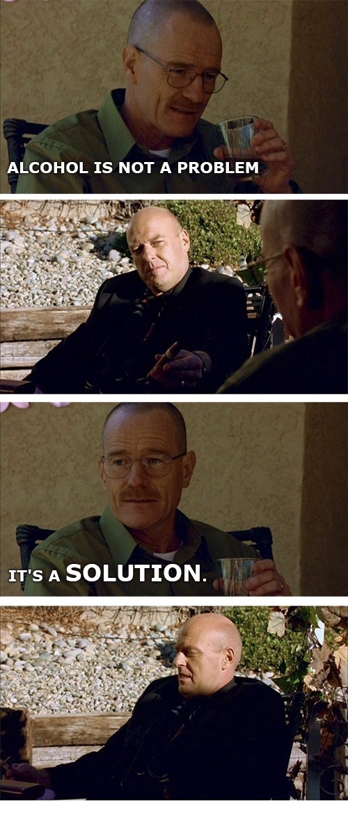 Pic #1 - What if Walter White told stupid chemistry jokes instead of cooking meth