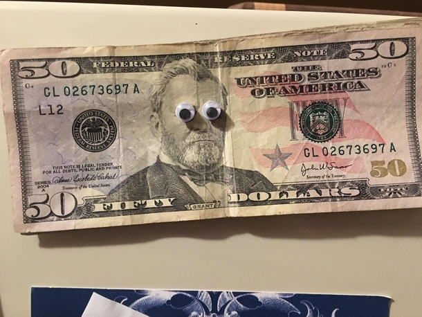 Pic #1 - When bills are due these are the magnets I like to stick the cash to the fridge with for my girlfriend to find