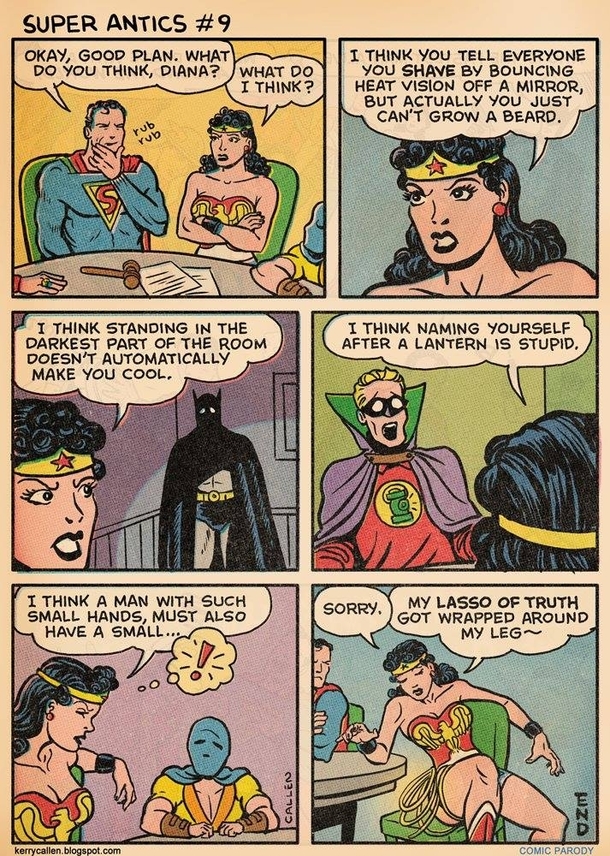 Pic #1 - Wonder Woman being honest