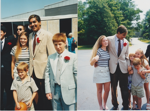 Pic #1 - You think that  year old looked like an old man -yr-old me at th grade graduation looking straight up like the father of my -year-old girlfriends little siblings