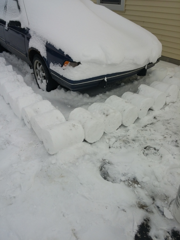 Pic #10 - My roommate left on a cruise for a week right before all these snowstorms I decided to play a little prank on him