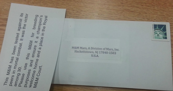 Pic #10 - The Great MampM Trials