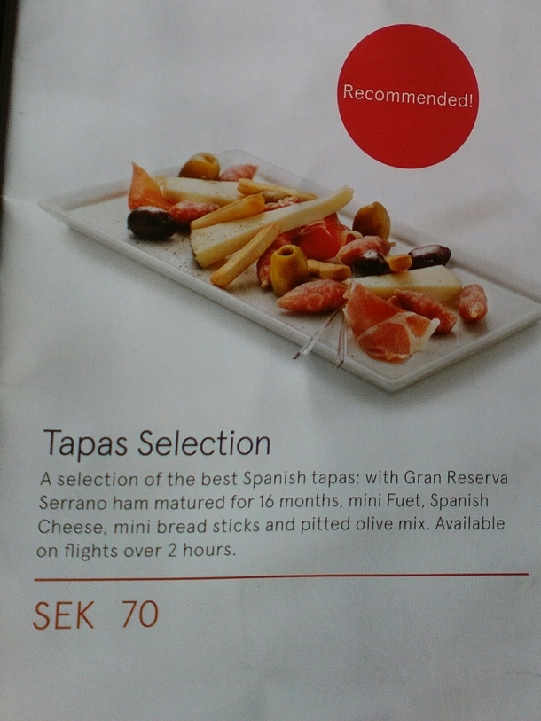 Pic #2 - Airplane tapas