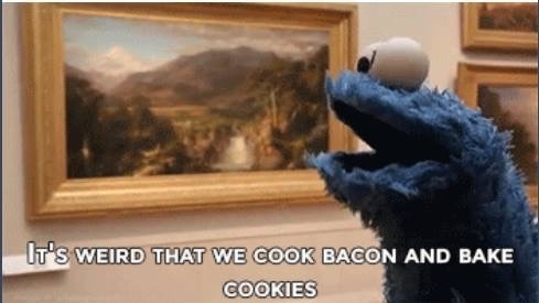 Pic #2 - Cookie Monster is a revolutionary thinker