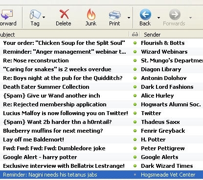 Pic #2 - Harry Potter Inboxes