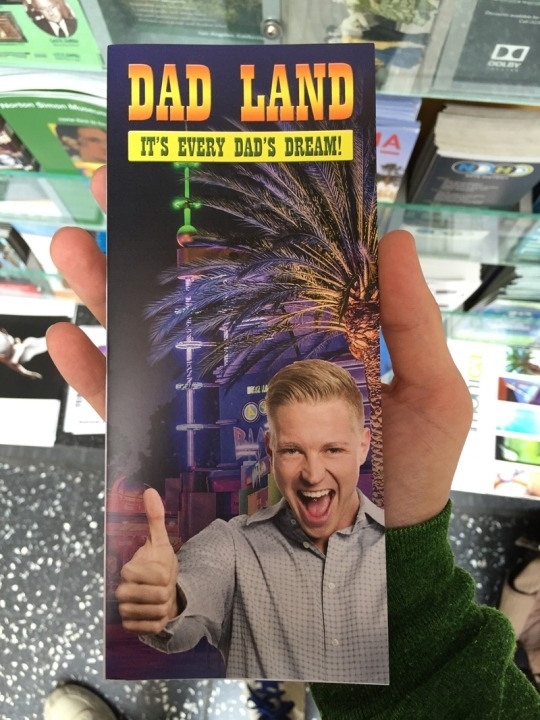 Pic #2 - I added this fake brochure to a travel kiosk on Hollywood Blvd