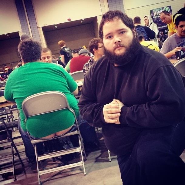 Pic #2 - I participated in one of the biggest Magic the Gathering tournaments of all time this weekend In an effort to document it I posed for pictures near people with exposed asscracks I present to you Grand Prix Richmond Crackstyle
