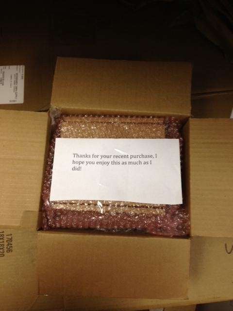 Pic #2 - I received feedback for an eBay item I recently shipped