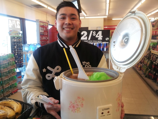 Pic #2 - Im the guy with the slurpee filled rice cooker That guy took my karma lol 