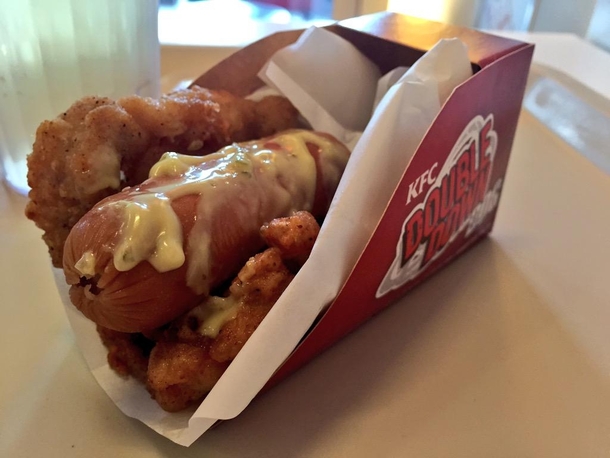 Pic #2 - KFCs Double Dog Down