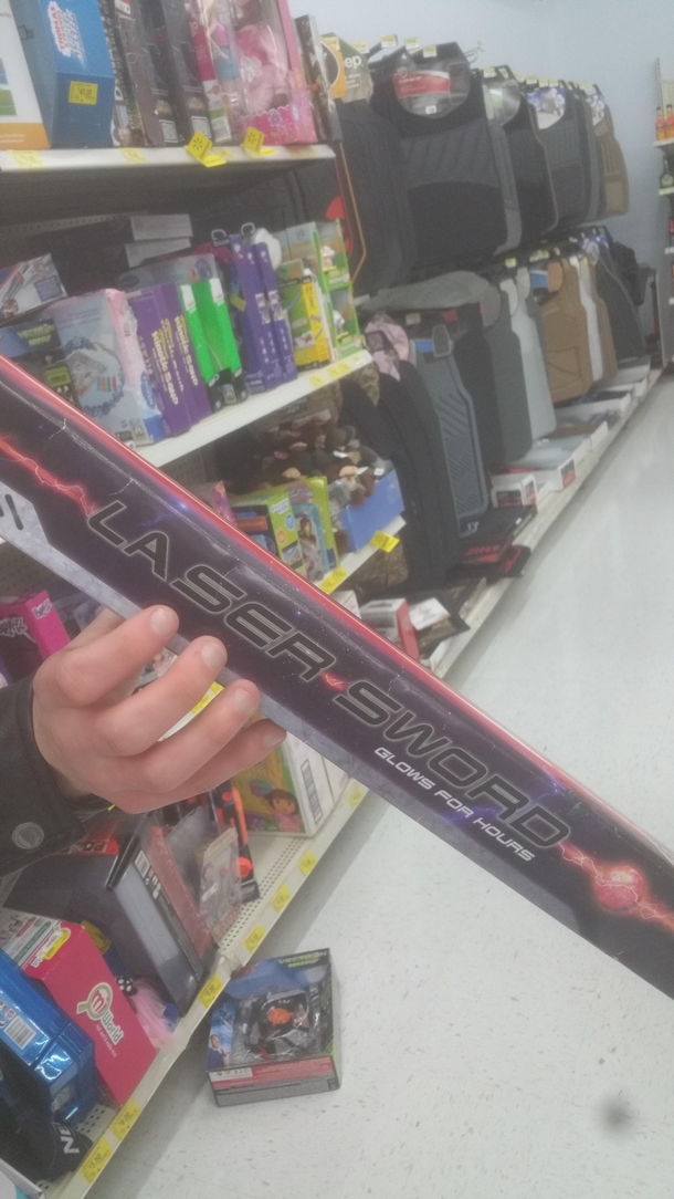 Pic #2 - Laser Sword It glows for hours