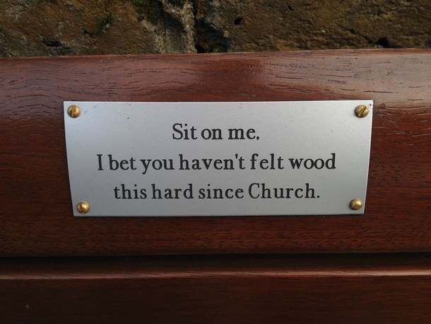 Pic #2 - Park bench in East London