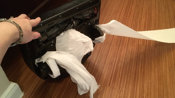 Pic #2 - Pets are messy they said Get a robot instead they said