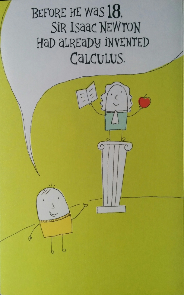 Pic #2 - So my grandma gave me a birthday card